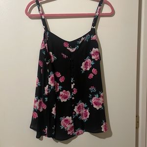 Torrid Chiffon Floral Top